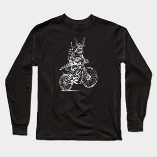 SEEMBO Samurai Cycling Bicycle Riding Bicycling Biking Bike Long Sleeve T-Shirt